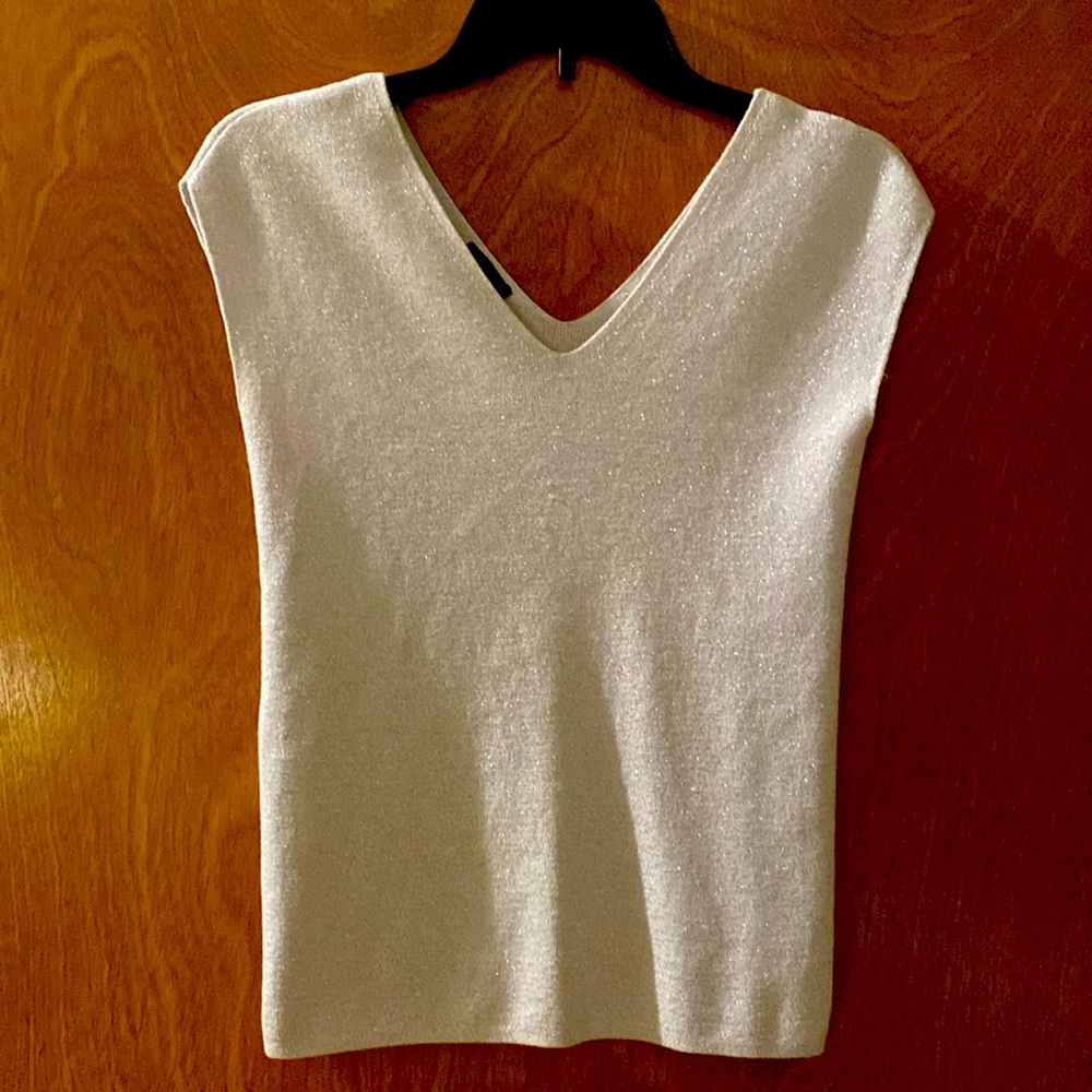 Talbots XS Shell Shirt in Silver